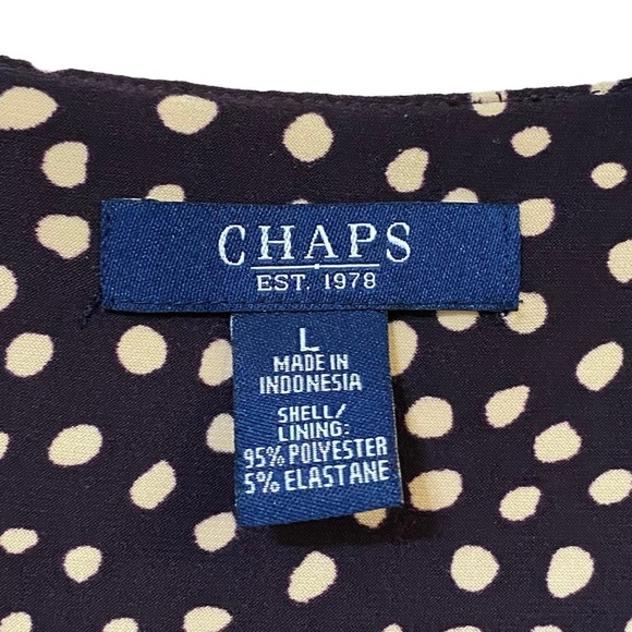 Chaps Polka-Dot‎ Empire Dress - Picture 4 of 10